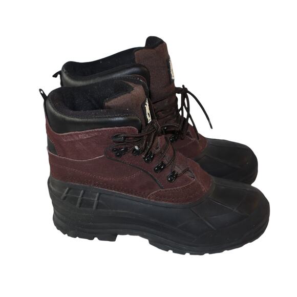 New Men's Brown & Black Rugged Exposure Mammoth II Winter Snow Boots size 12 - Picture 3 of 8